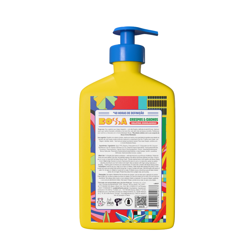 Bossa | Crespos & Cachos Gel Modelador 500g