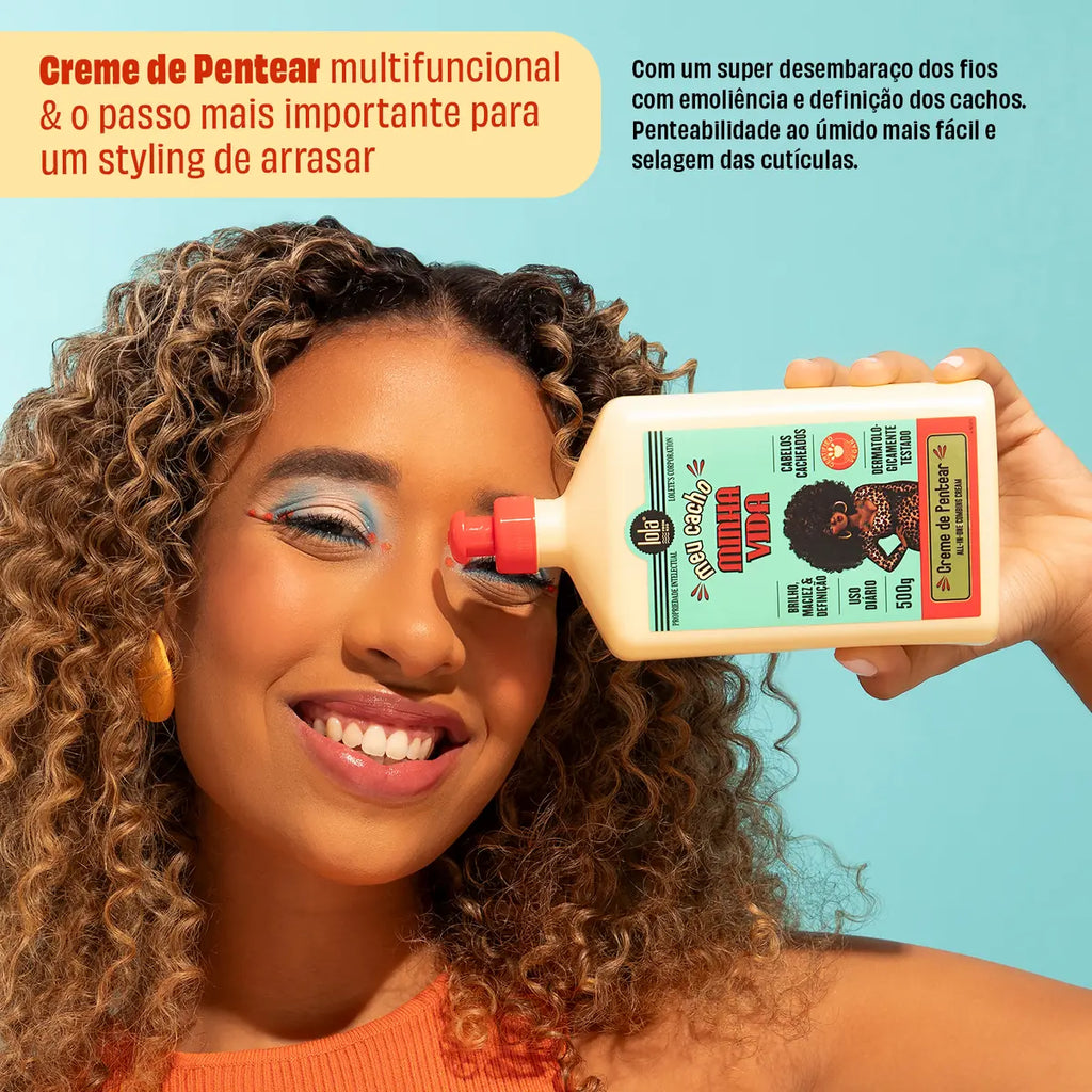 Meu Cacho Minha Vida Crema de Peinar
