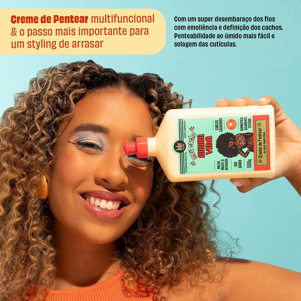 Meu Cacho Minha Vida Crema de Peinar