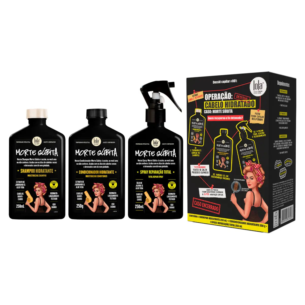 Muerte Súbita Pack Shampoo/Acondicionador/Spray Reparación