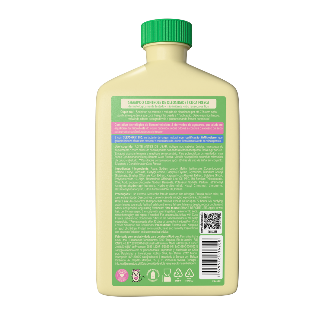 CUCA FRESCA SHAMPOO CONTROL DE OLEOSIDAD 250 ml
