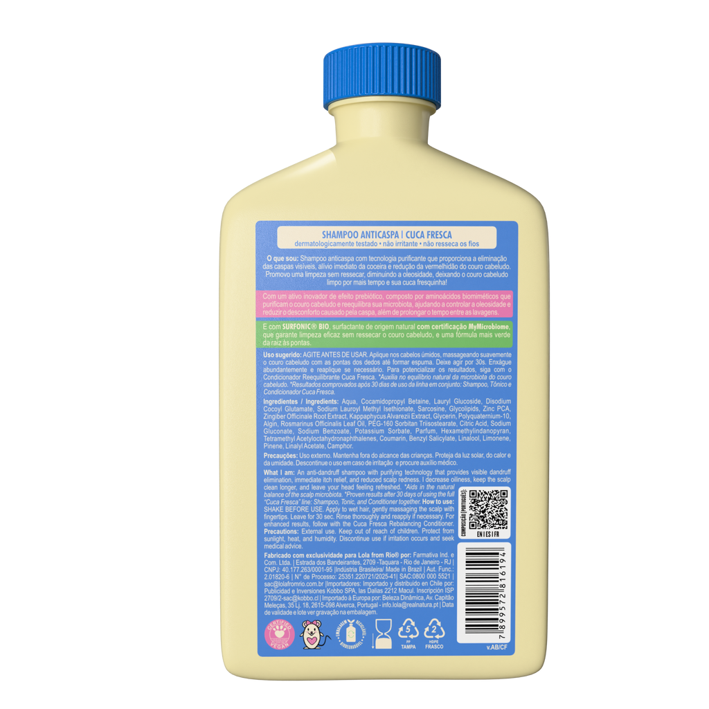 CUCA FRESCA SHAMPOO ANTICASPA 250 ml