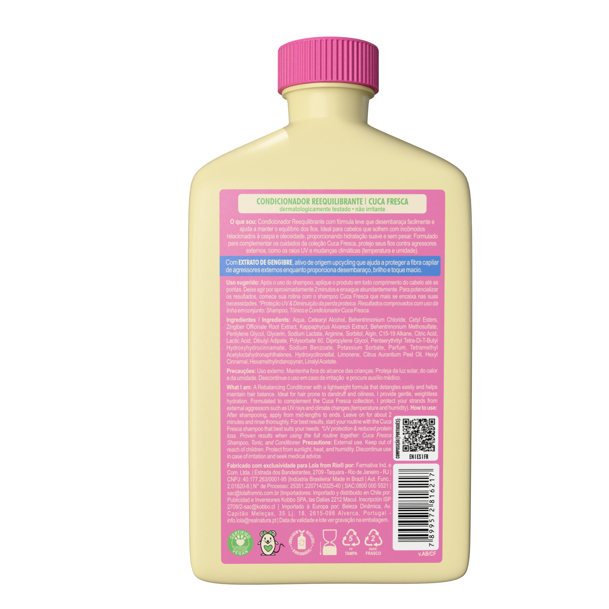 CUCA FRESCA ACONDICIONADOR REEQUILIBRANTE 250 ml