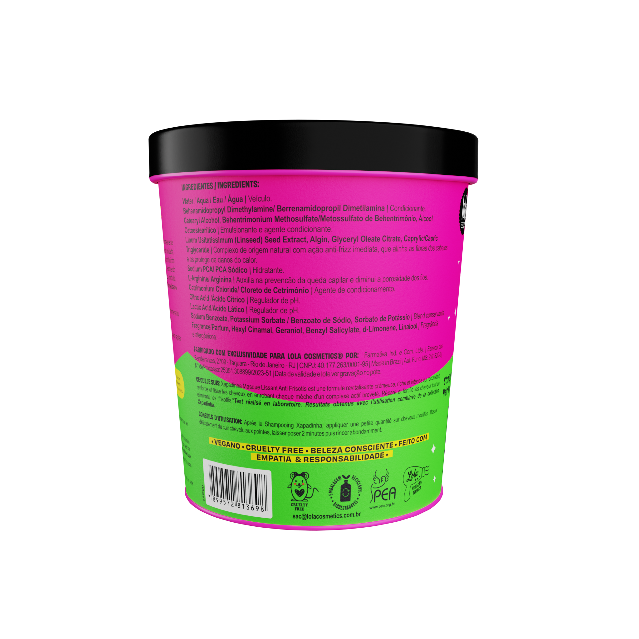Xapadinha Máscara disciplinante 450 gr