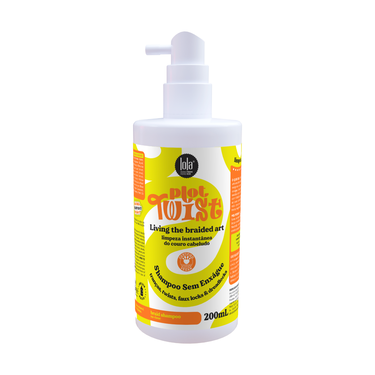Plot Twist Shampoo sin Enjuague - Viviendo el arte de las trenzas (200 ml)