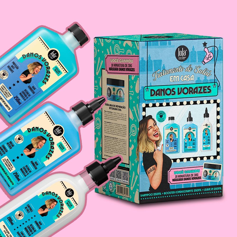 Daños Voraces Pack Shampoo/Booster/Leave In