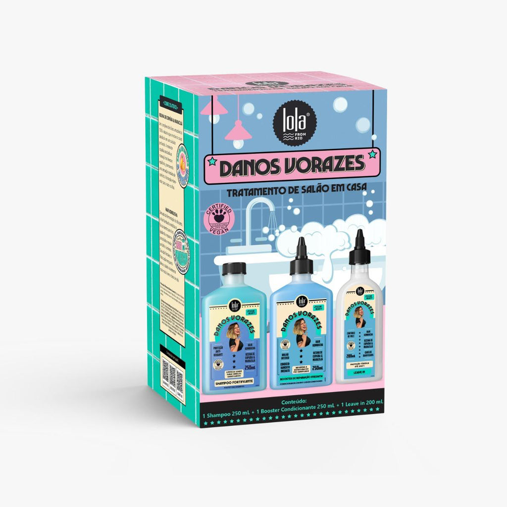Daños Voraces Pack Shampoo/Booster/Leave In