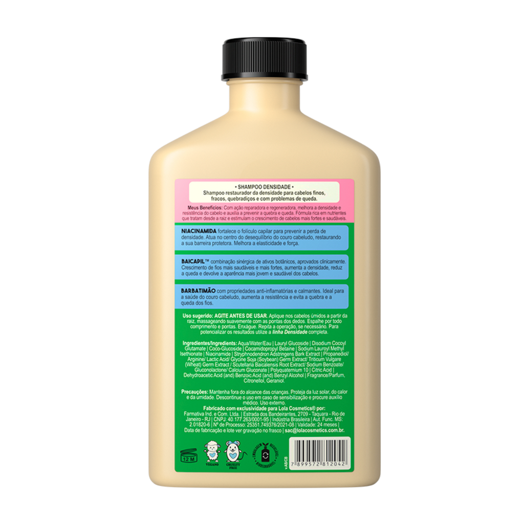 Densidad Shampoo